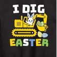 thumbnail image 3 of Instant Message - I Dig Easter - Toddler & Youth Crewneck Fleece Sweatshirt, 3 of 6