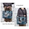 thumbnail image 6 of 16" Laptop Briefcase for Work Travel Laptop Shoulder Bag Carrying Handbag Laptop Case Abstract Art Flower, 6 of 8