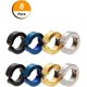 thumbnail image 3 of 8 Piezas Pendientes No Perforantes Clip de Oreja Aros Falsos para Hombres y Mujeres, Acero Inoxidable, 4 Colores JM, 3 of 6
