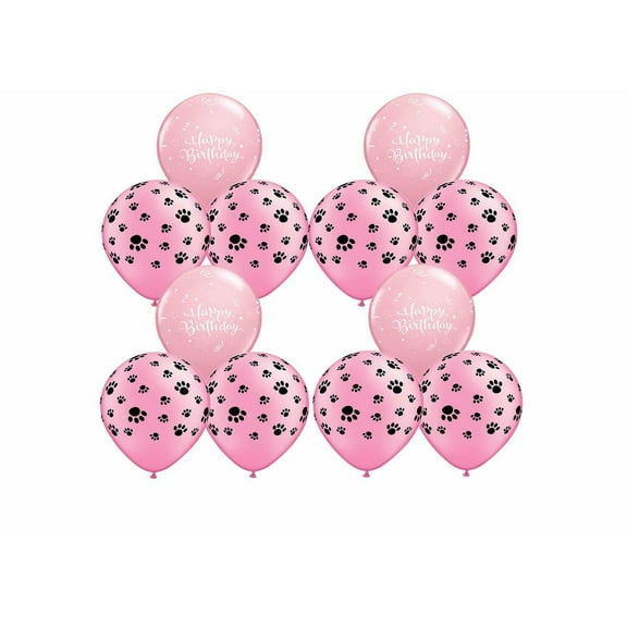Skye Patrol Pink Paws Happy Birthday Balloon Bouquet
