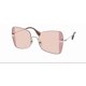 thumbnail image 1 of MIU MIU Runway MU50WS Pink Crystal Strass Gold Butterfly Rimless Sunglasses 50W, 1 of 6