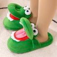thumbnail image 2 of Funny Cartoon Slippers for Men Indoor and Outdoor Soft Non Slip Cotton Slippers Cute Animal Fuzzy House Slippers Flat Home Shoes One Size, 2 of 9