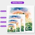 thumbnail image 5 of Happy St. Patrick’s Day Bernese Mountain Dog with Green Hat Shamrocks Rainbow Vinyl Sticker Berner Lover Gifts Waterproof Decal Art Decor - 03007, 5 of 5