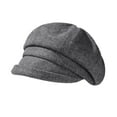 thumbnail image 3 of iHPH7 Women Hat French Beret Hats for Women Beret Hats for Women Wool Cap Newsboy Hats for Women, Gray M, 3 of 7