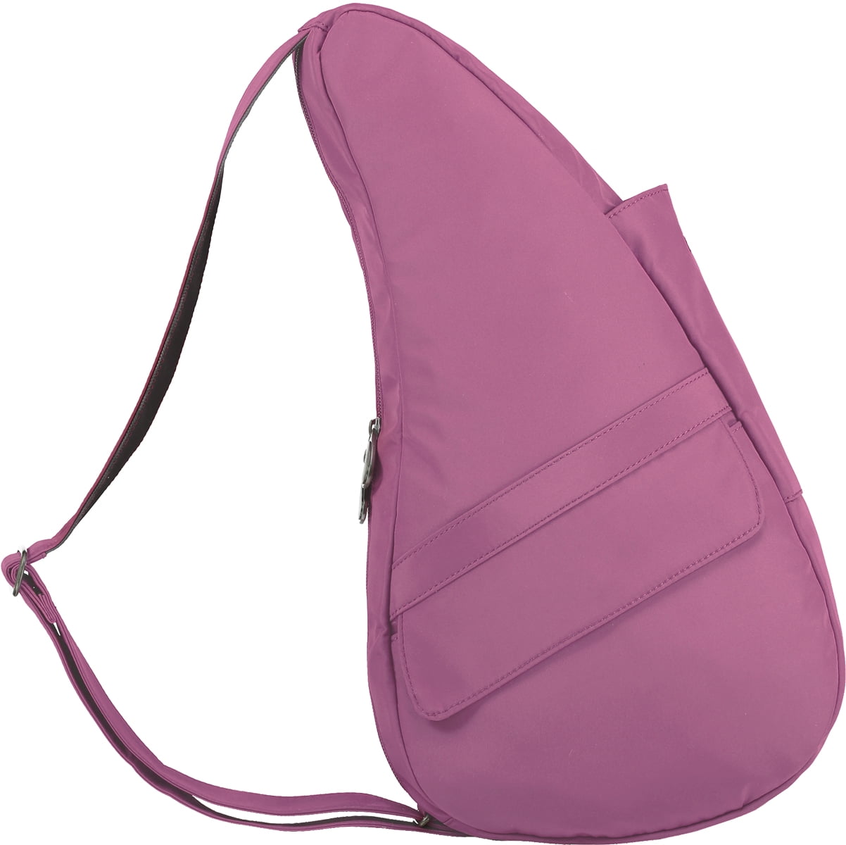 AmeriBag 17" Microfiber Crossbody Sling Healthy Back Bag (Smoky Rose)