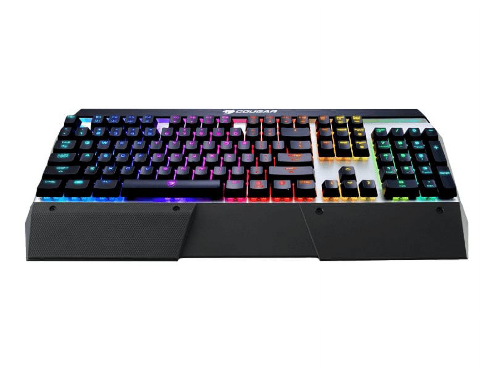 Cougar Attack X3 RGB - Keyboard - backlit - USB - key switch: CHERRY MX RGB - silver