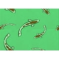 thumbnail image 1 of Ahgly Company Indoor Rectangle Patterned Neon Green Area Rugs, 2' x 5', 1 of 6