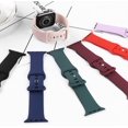 thumbnail image 4 of Tianle Compatible with Apple Watch Series 9 Band 45mm 41mm,2 Pack Soft Silicone Replacement S9 Strap Wristband for iWatch Series 8 7 6 5 4 3 2 1 SE bands Women Men, 4 of 7