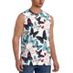 thumbnail image 2 of Balery Butterfly Camisetas sin mangas para hombre, absorbe la humedad y protege contra el mal olor.-Large, 2 of 7
