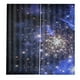 thumbnail image 2 of Cortinas opacas impermeables estrellado azul de la impresión digital 3D para la habitación Soledad Cortina decorativa casera, 2 of 10