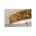 thumbnail image 2 of Lucas McKearn Trellis 20" 3-light Transitional Metal Flush Mount in Gold Leaf, 2 of 3