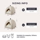 thumbnail image 5 of Carpa interior plegable para gatos Bedsure, 44 cm, 2 en 1, color beige, 5 of 5