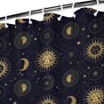 thumbnail image 3 of Dark Blue Celestial Body Pattern Shower Curtain 36"x72" ,Bathroom Decorative Shower Curtains Set with 12 Hooks,Modern Waterproof Washable Shower Curtain, 3 of 6