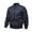 Dark Blue, variant on WAENQINLA Men's Bomber Jacket Lightweight Spring Fall Zip up Stand Collar Windbreaker with Pocket Stylish Motorcycle Coat