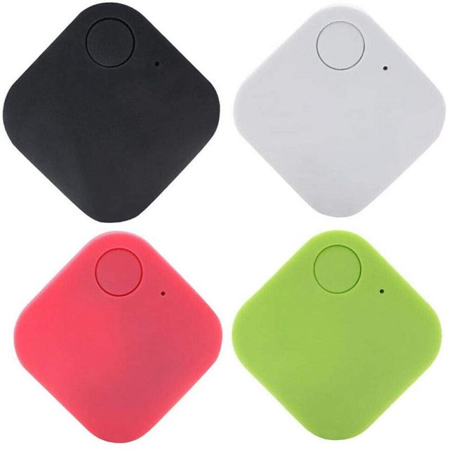 CUITING 4 X Localisateur de Clés Article Localisateur de Cellulaire Portefeuille Localisateur Bluetooth Tracker Intelligent Porte-Monnaie Tracker de Bagages Rappel Anti-Perte Compatible avec Android et iOS