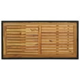 thumbnail image 4 of vidaXL Bar Table Pub Table Kitchen Bistro Table with Storage Rack Poly Rattan, 4 of 38