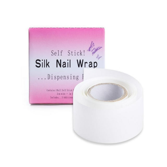 Roll Nail Repair Fiberglass Silk Wrap Self Adhesive Strong Protector Nail Tape ↗ I2C3