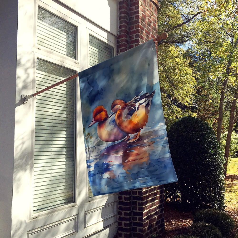 Redhead Duck House Flag 28 in x 40 in