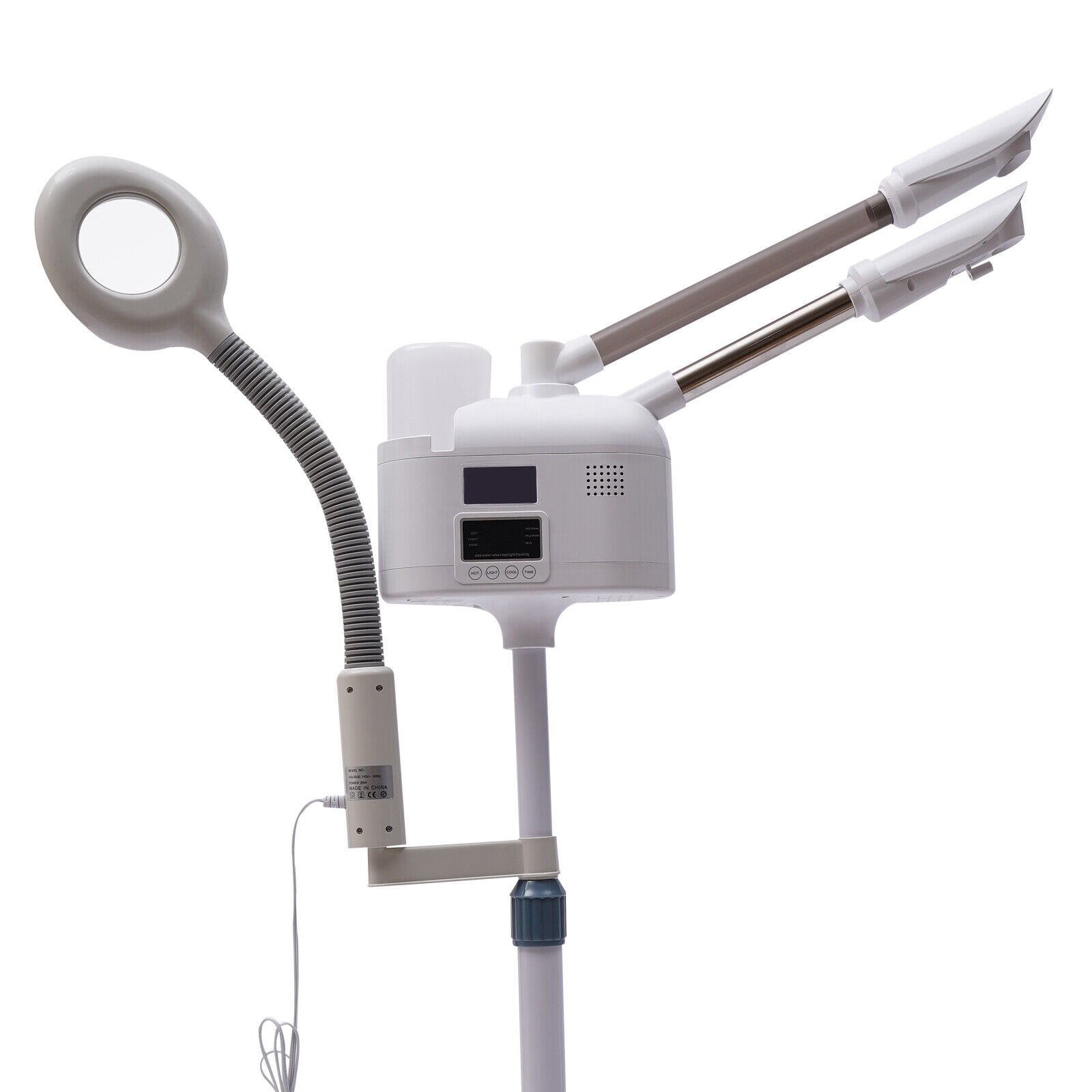3 in 1 Facial Steamer Spa Salon Equipment LED Magnifying Lamp Esthetician Beauty