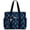 Blue Anchor, variant on WANDF Tote Bag for Women with Zipper,Large Work Totes Laptop Bag with Multi-Pockets for College,Teacher,Nuser,Doctor,Durable Tote Bag for Travel,Beach,Gym(Brown Leopard Print)