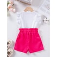 thumbnail image 4 of HWJAD Toddlers and Baby Girls' Love Heart Sleeveless Tank Tops & Shorts Set Cute Summer Outfits, 4 of 9