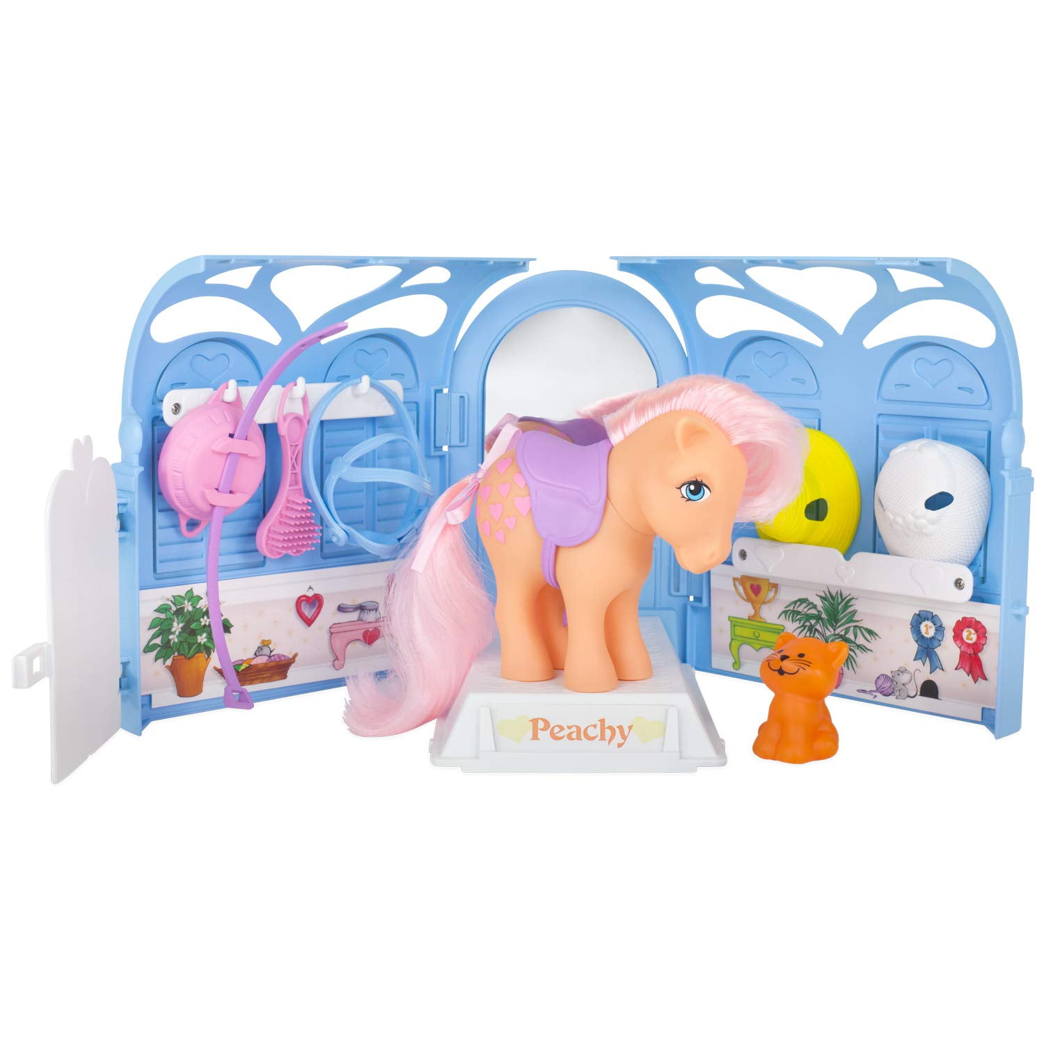 My Little Pony Retro Pretty Parlor Playset with Peachy, Authentic
