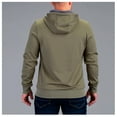 thumbnail image 4 of VORTEX Adult Male Core Logo Performance Hoodie, Color: Lichen, Size: 2XL, 4 of 5