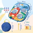 thumbnail image 3 of Cornhole Game Set Portable 3-in-1 Collapsible Bean Bag Toss Game Dart Ball Game, 3 of 10