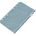 thumbnail image 2 of Bolsa con cremallera para cuentas de mano de hojas sueltas A6, bolsa con borde para presupuesto de efectivo, bolsa de almacenamiento de PVC, cuaderno de planificación financiera, 2 of 2
