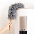 thumbnail image 4 of LSLJS Beech Wood Handle Electrostatic Adsorption Lint-free Fiber Hair Duster Duster Car Interior Cleaning, Home Kitchen Gadgets Accessories, 4 of 5