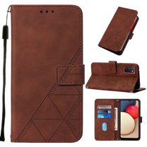 for Samsung Galaxy A03s Case, Wallet Case Cover, Magnetic Stand Flip Protective Cover Retro Leather Flip Case Purse with ID & Credit Card Slots Holder Case for Samsung Galaxy A03s, Brown