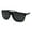 Matte Black Green, variant on Kush Mens All Black Cholo Gangster Flat Top Plastic Sunglasses Matte Black Gold