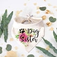 thumbnail image 2 of Big Sister Pregnancy Announcement Dog Bandana, Gender Reveal Photo Prop Pet Scarf Decorations Accessories, Pet Scarves Dog Lovers Owner Gift, 2 of 3