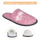 thumbnail image 3 of Balery Glitter Pink Pantuflas de Casa de Felpa Silenciosas con Diseño Estampado, Zapatillas Cómodas Antideslizantes de Algodón para Interior-Large, 3 of 8
