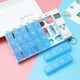 thumbnail image 5 of Pastillero digital semanal para 7 días, 28 compartimentos, 5 grupos, alarma y pantalla LCD retroiluminada. Ideal para medicamentos, suplementos y vitaminas. Color azul., 5 of 7