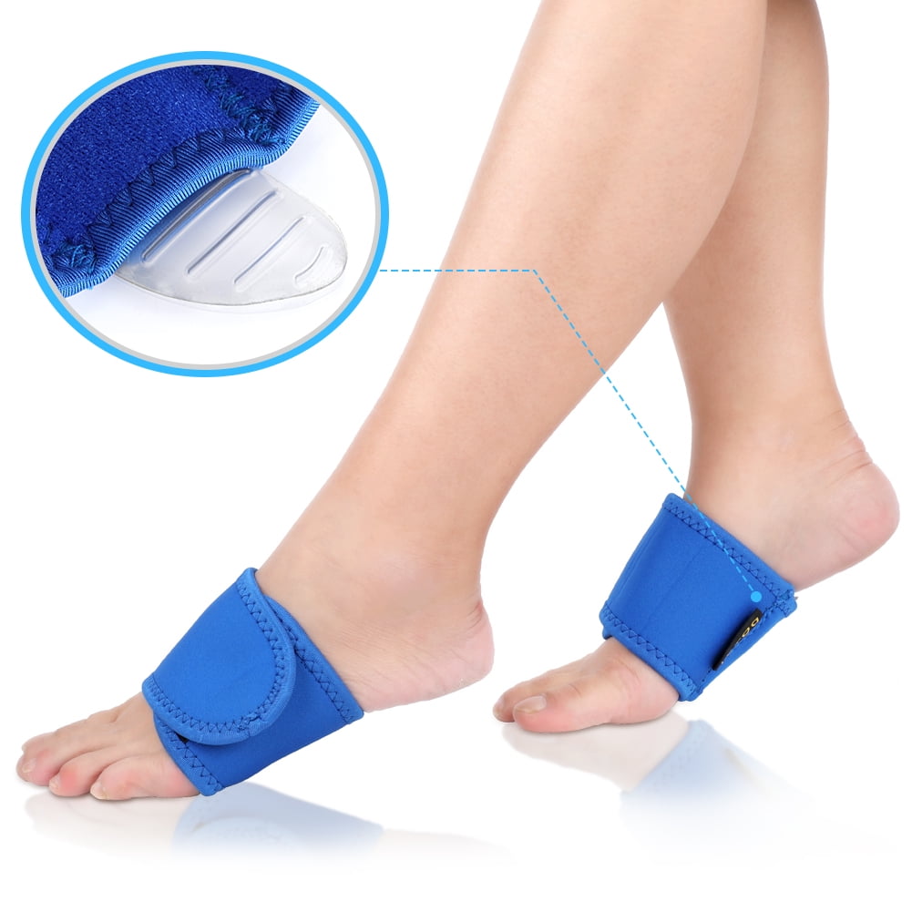 Peahefy arch support,Improved foot arch pad 1 pair (blue) + PU latex