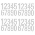 thumbnail image 1 of 4 Sets Number Digits Decal Reflective Stickers for Car Street Address Mailbox, 1 of 3