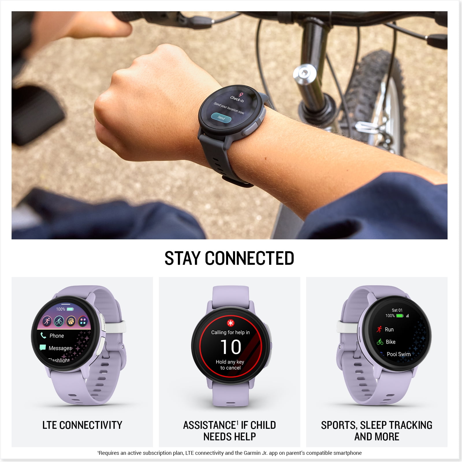 Garmin Venu 4 (Silver/Periwinkle, 41mm) Fitness GPS Smartwatch Bundle with PlayBetter Portable Charger & HD Screen Protectors