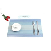 Teslin Gradient Placemat Home Decoration PVC Western Placemat Bowl Mat Coaster Hotel Cafe-dark