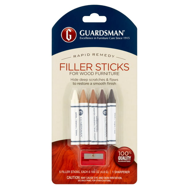 Guardsman Rapid Remedy Filler Sticks for Wood Furniture, 0.169 oz, 5 count  - Walmart.com