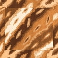 thumbnail image 1 of Ahgly Company Indoor Square Abstract Orange Modern Area Rugs, 5' Square, 1 of 4