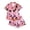Light Violet, variant on Pink Womens Button Down Pajamas Set Satin Women's Halloween Pajamas Pumpkin Ghost Pjs Button Down 2 Piece Lounge Set S