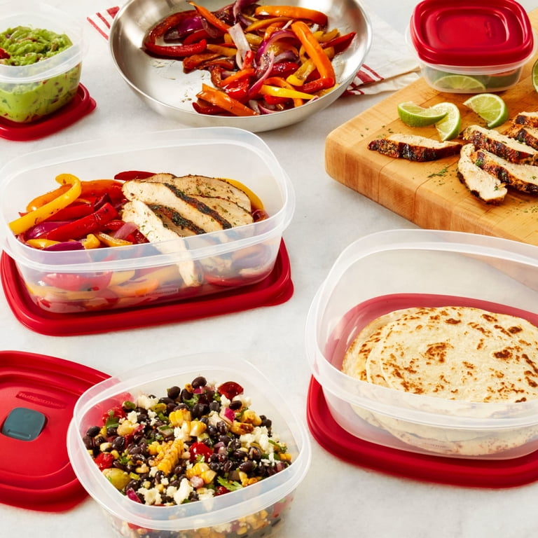 Rubbermaid 38-Piece Set, Easy Find Vented Lids Food Storage
