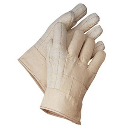 

Radnor Natural Medium Weight Cotton Hot Mill Gloves With Band Top Cuff 12 Pair/Dozen (8 Dozens)