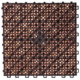 thumbnail image 3 of Outdoor Patio 12-Diagonal Slat Interlocking Deck Tile, 3 of 4