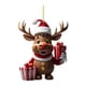 thumbnail image 2 of Decorative Reindeer Family Pendant Deer Family Ornament Christmas Tree / Car, 2 of 3