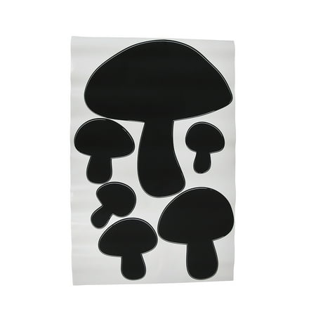 Children`s Chalkals Mushrooms Chalkboard Wall Decals