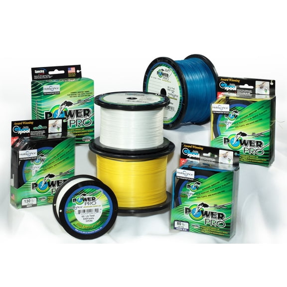 PowerPro Braided Fishing Line, pp holace 40lb x 3000yd wht,  [21100403000HLW]