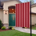 thumbnail image 5 of Red Stripes Garden Flag 28x40 Inch Classic Minimalist Stripe Modern Geometric Double Sided Small Decorative Garden Flags for Outside, Outdoor Yard Porch Lawn Decoration, 5 of 9
