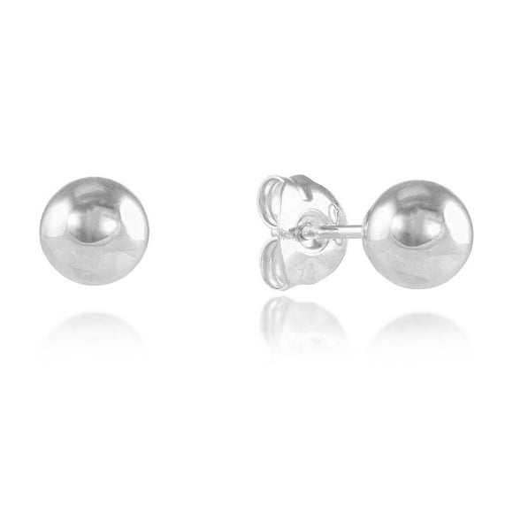QUINTESSENTIAL Boucles d'Oreilles en Argent Sterling 4mm